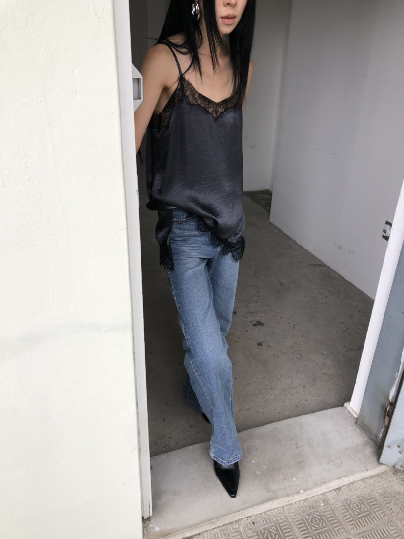 MOVENNE韓國直郵女士新款人氣時尚熱賣真品26夏季吊帶背心蕾絲MOVENNE吊帶/背心