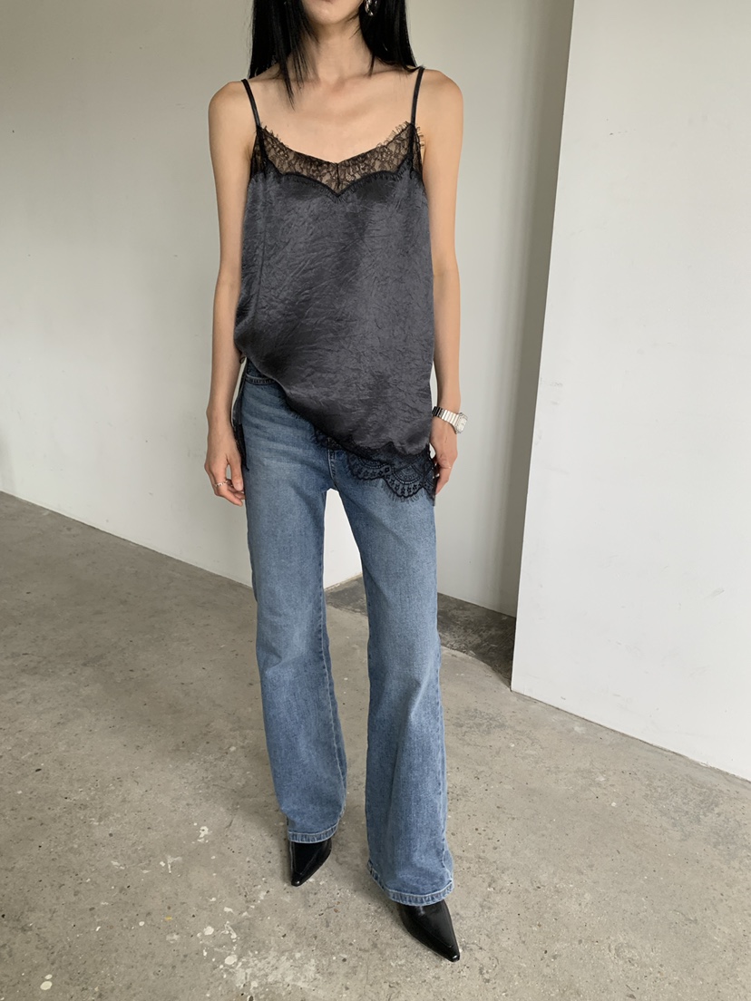 MOVENNE韓國直郵女士新款人氣時尚熱賣真品26夏季吊帶背心蕾絲MOVENNE吊帶/背心