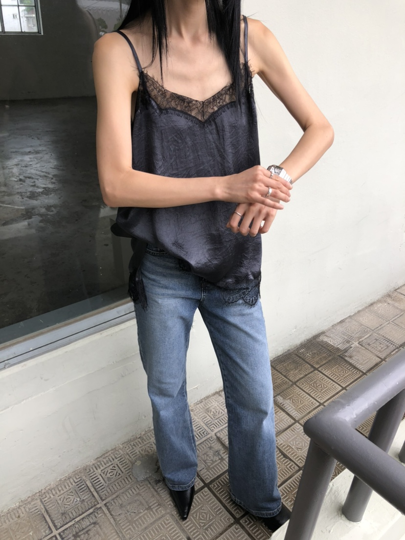 MOVENNE韓國直郵女士新款人氣時尚熱賣真品26夏季吊帶背心蕾絲MOVENNE吊帶/背心