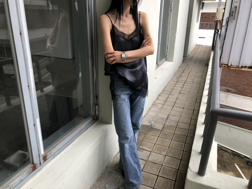 MOVENNE韓國直郵女士新款人氣時尚熱賣真品26夏季吊帶背心蕾絲MOVENNE吊帶/背心