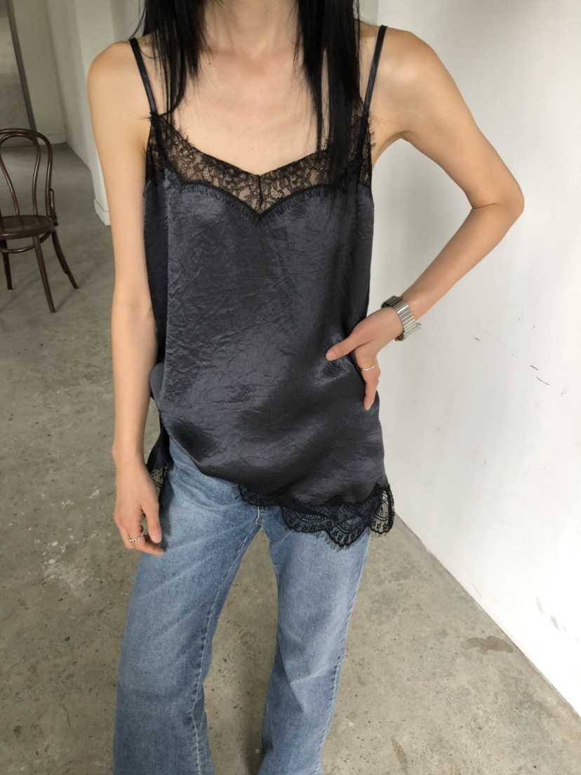 MOVENNE韓國直郵女士新款人氣時尚熱賣真品26夏季吊帶背心蕾絲MOVENNE吊帶/背心