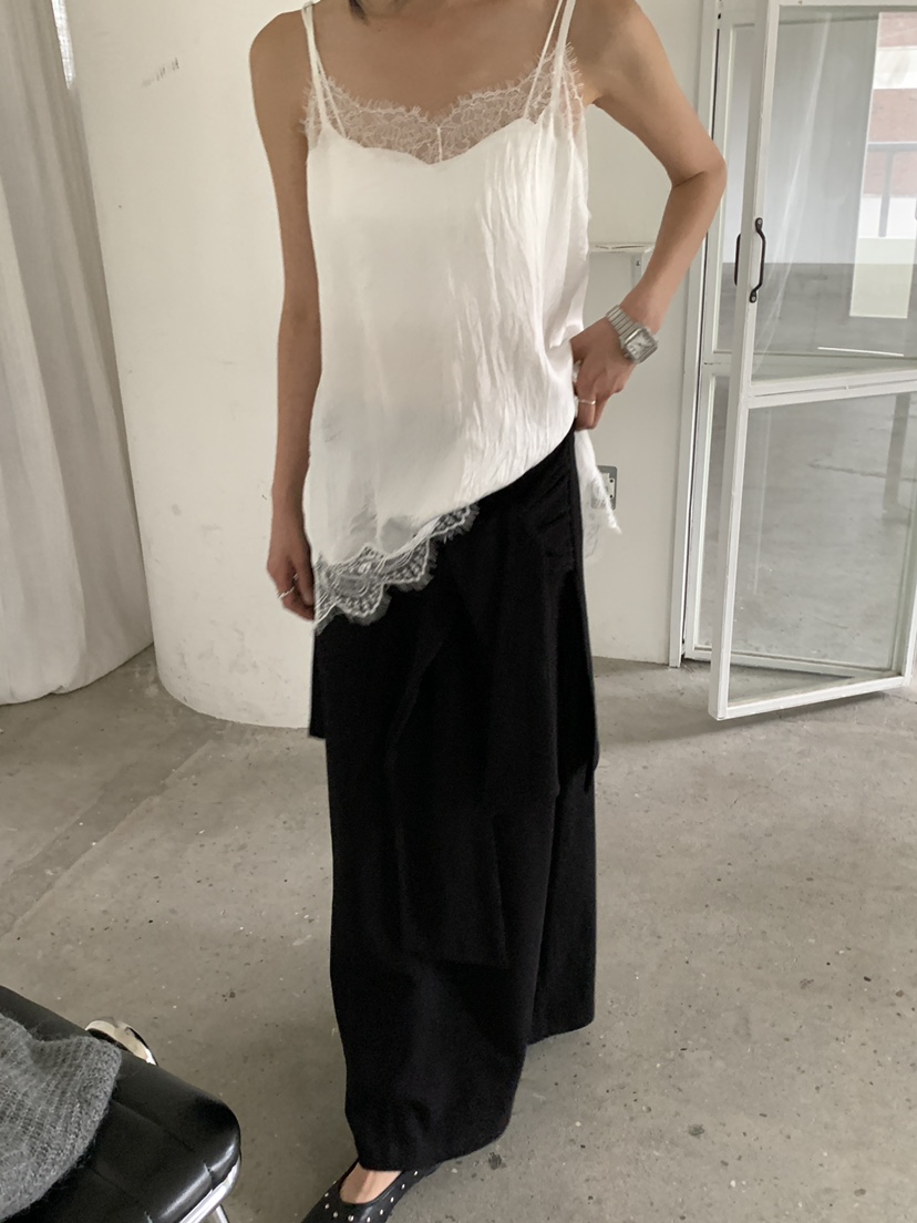MOVENNE韓國直郵女士新款人氣時尚熱賣真品26夏季吊帶背心蕾絲MOVENNE吊帶/背心