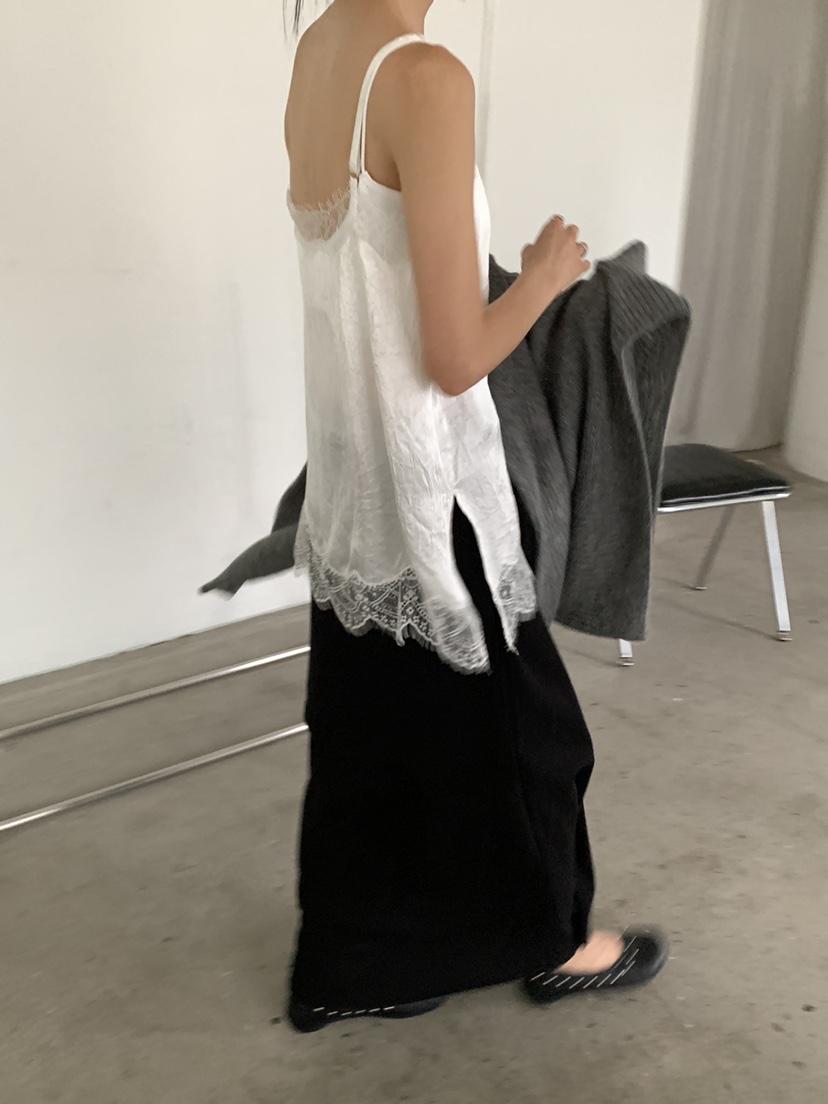 MOVENNE韓國直郵女士新款人氣時尚熱賣真品26夏季吊帶背心蕾絲MOVENNE吊帶/背心