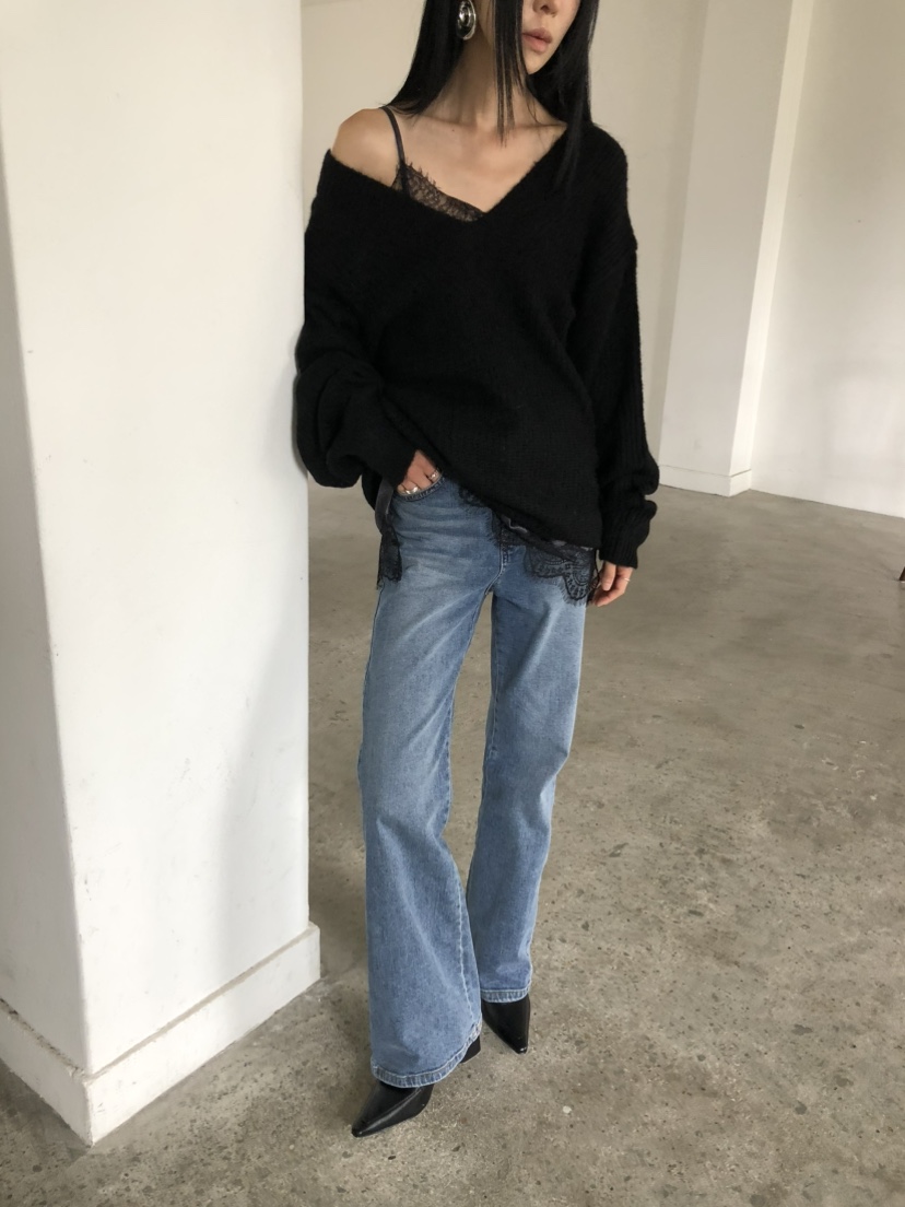 MOVENNE韓國直郵女士新款推薦休閑真品時尚熱賣毛衣馬海毛MOVENNE毛衣