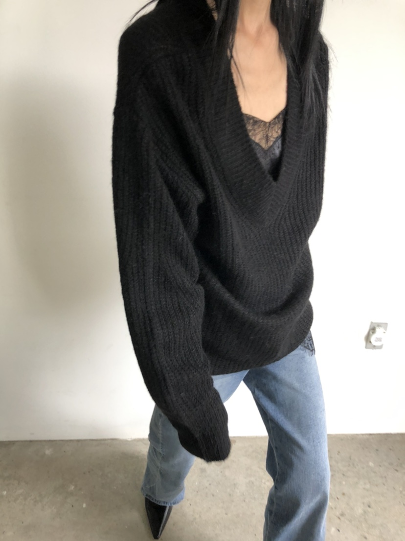 MOVENNE韓國直郵女士新款推薦休閑真品時尚熱賣毛衣馬海毛MOVENNE毛衣