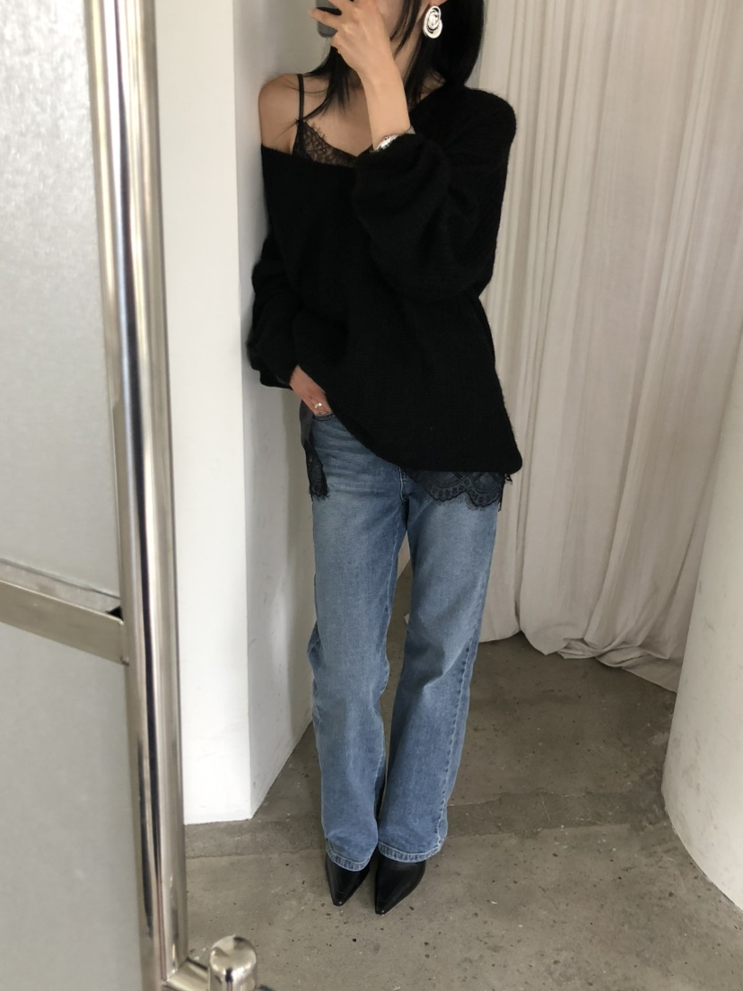 MOVENNE韓國直郵女士新款推薦休閑真品時尚熱賣毛衣馬海毛MOVENNE毛衣