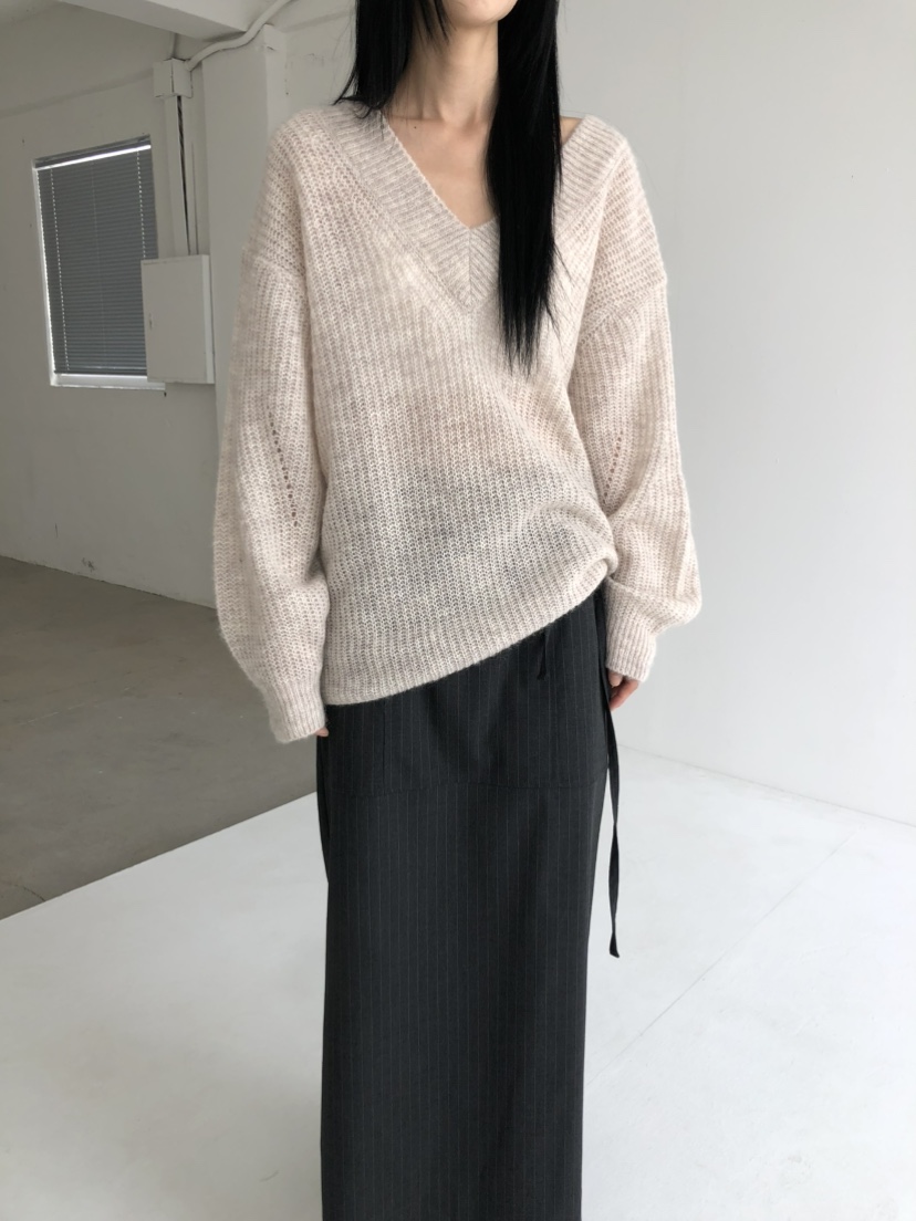 MOVENNE韓國直郵女士新款推薦休閑真品時尚熱賣毛衣馬海毛MOVENNE毛衣