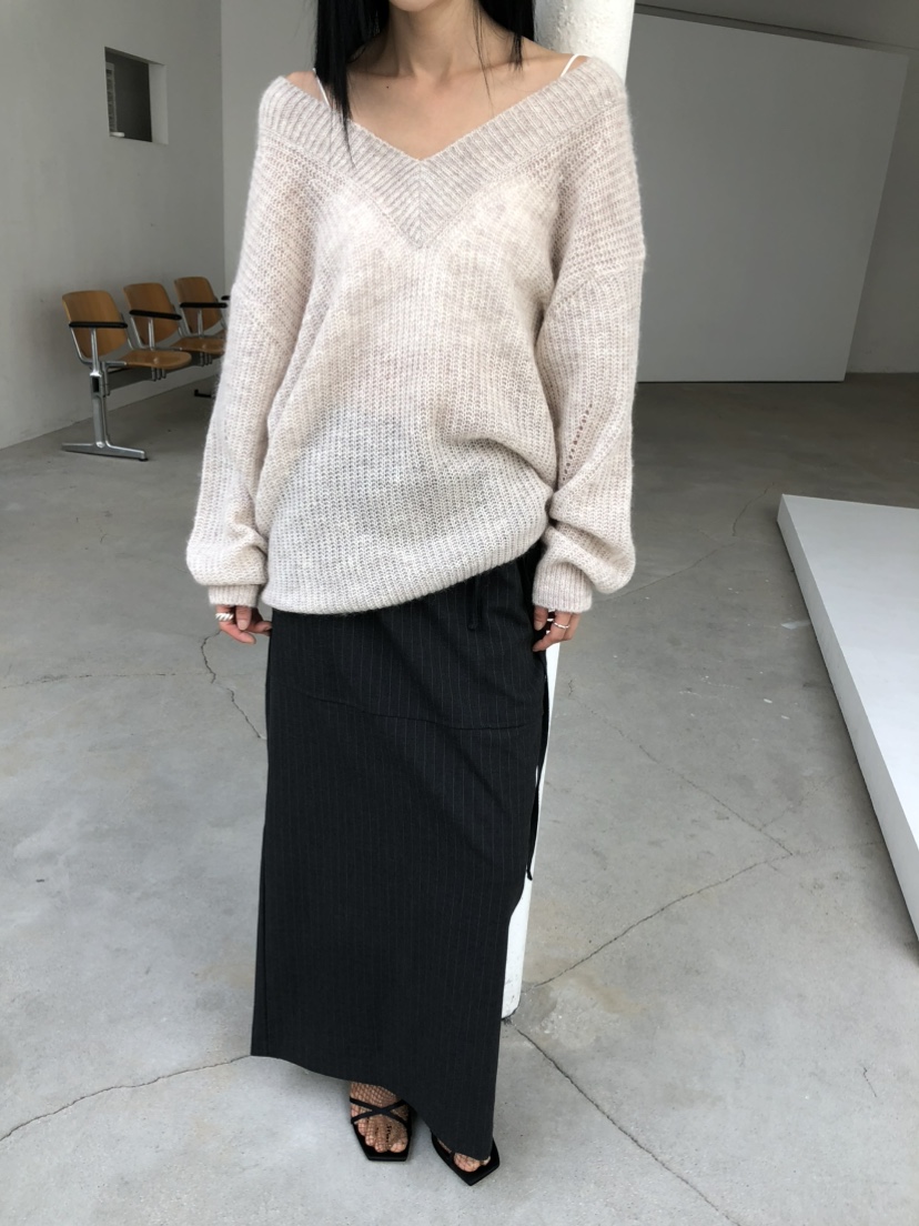 MOVENNE韓國直郵女士新款推薦休閑真品時尚熱賣毛衣馬海毛MOVENNE毛衣