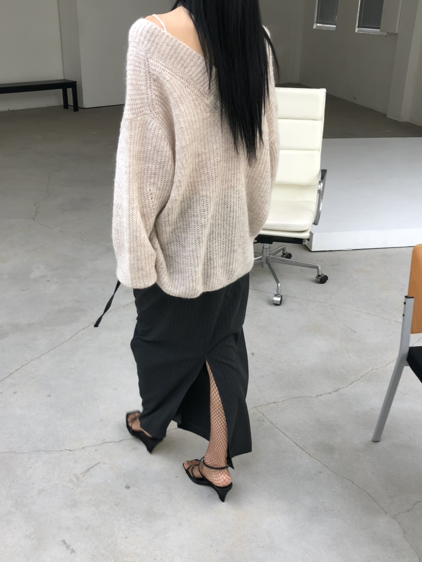 MOVENNE韓國直郵女士新款推薦休閑真品時尚熱賣毛衣馬海毛MOVENNE毛衣