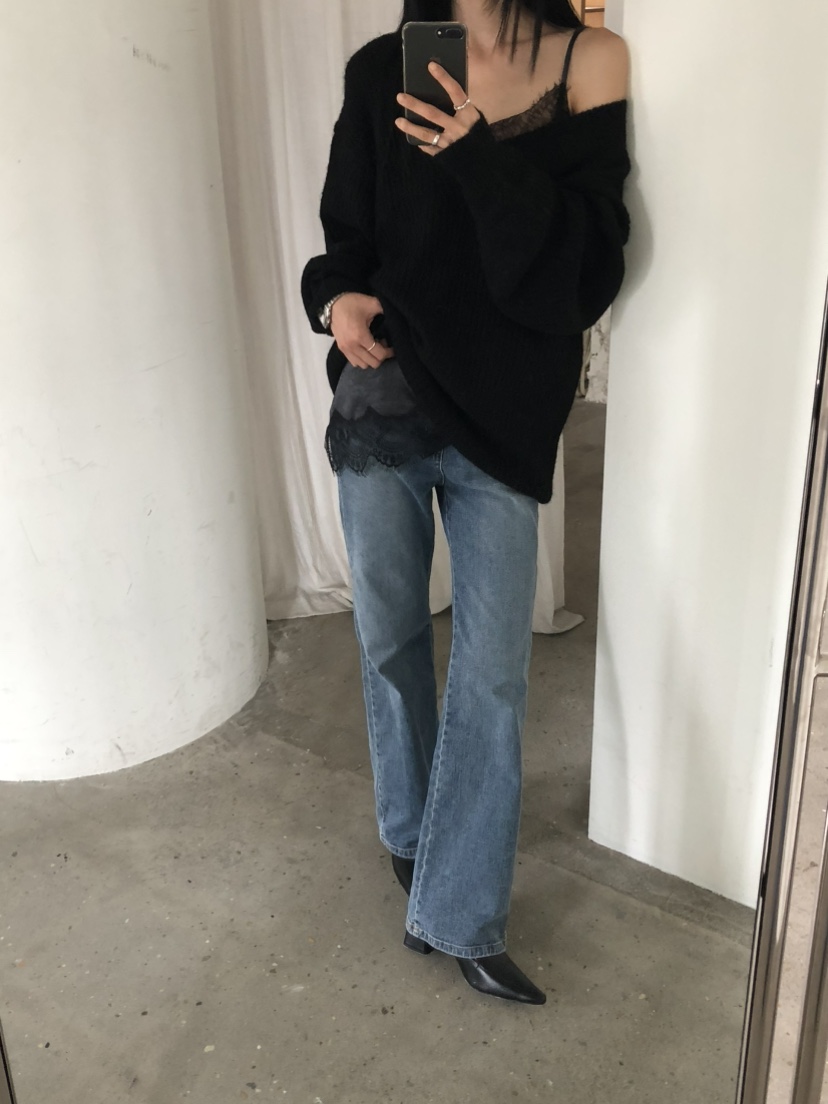 MOVENNE韓國直郵女士新款推薦休閑真品時尚熱賣毛衣馬海毛MOVENNE毛衣