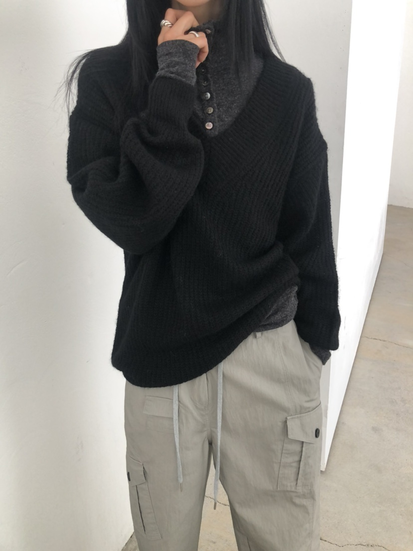 MOVENNE韓國直郵女士新款推薦休閑真品時尚熱賣毛衣馬海毛MOVENNE毛衣