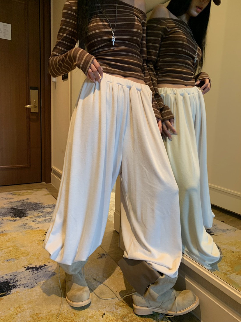 BADCALM韓國直郵女士新款人氣26夏季推薦時尚熱賣休閑休閑褲BADCALM休閑褲