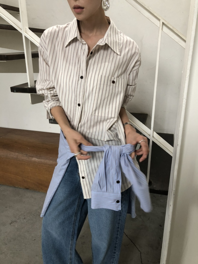 MOVENNE韓國直郵女裝新款人氣真品推薦休閑熱賣襯衫蕾絲衫MOVENNE襯衫/蕾絲衫