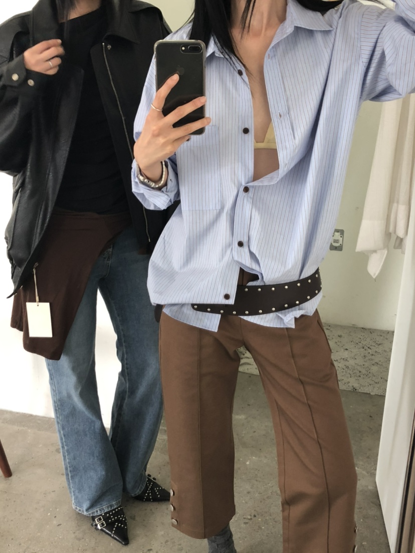MOVENNE韓國直郵女裝新款人氣真品推薦休閑熱賣襯衫蕾絲衫MOVENNE襯衫/蕾絲衫