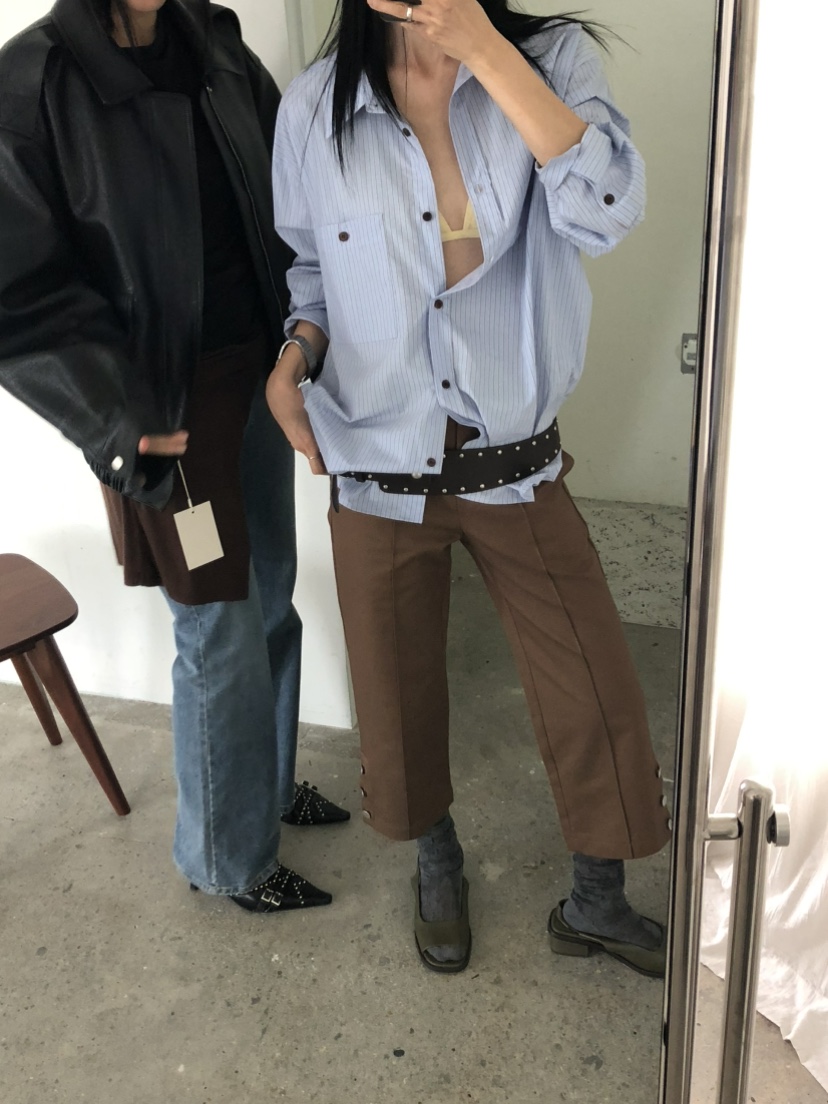 MOVENNE韓國直郵女裝新款人氣真品推薦休閑熱賣襯衫蕾絲衫MOVENNE襯衫/蕾絲衫