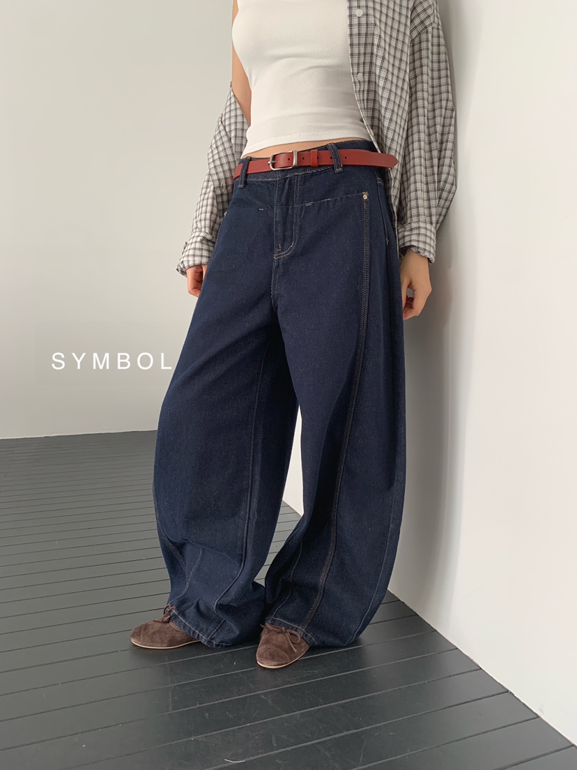 SYMBOL東大門直郵女裝新品真品時尚熱賣休閑牛仔褲不含腰帶SYMBOL牛仔褲