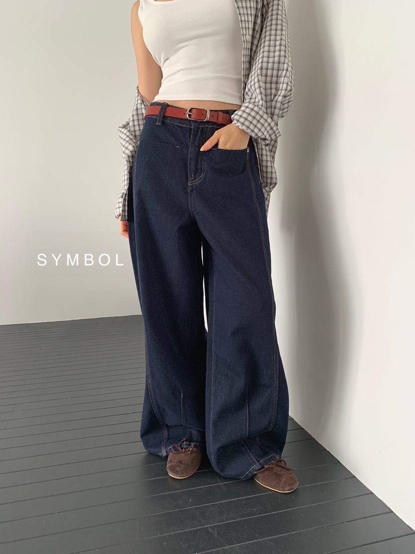 SYMBOL東大門直郵女裝新品真品時尚熱賣休閑牛仔褲不含腰帶SYMBOL牛仔褲