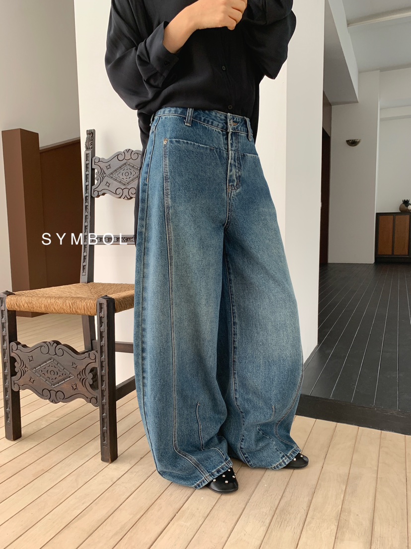 SYMBOL東大門直郵女裝新品真品時尚熱賣休閑牛仔褲不含腰帶SYMBOL牛仔褲