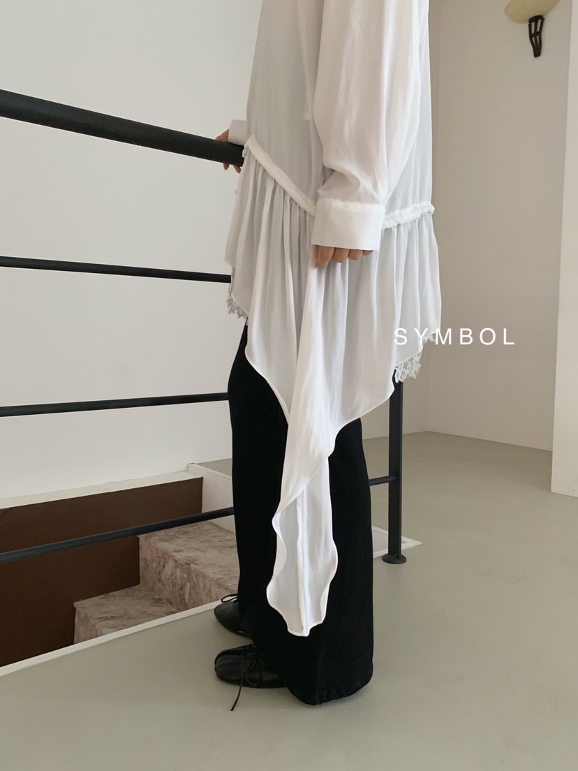 SYMBOL東大門代購女士新款人氣真品推薦休閑26夏季襯衫蕾絲衫SYMBOL襯衫/蕾絲衫