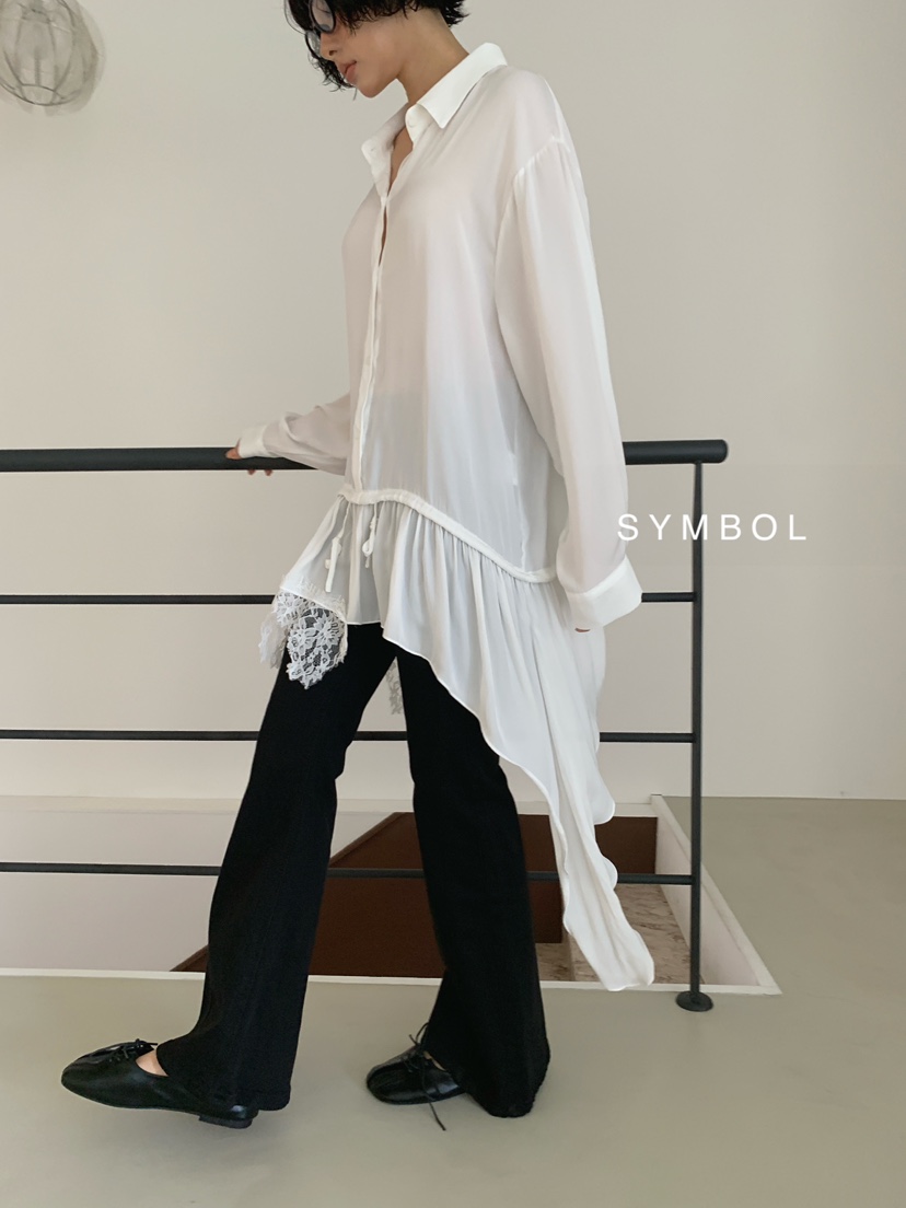 SYMBOL東大門代購女士新款人氣真品推薦休閑26夏季襯衫蕾絲衫SYMBOL襯衫/蕾絲衫