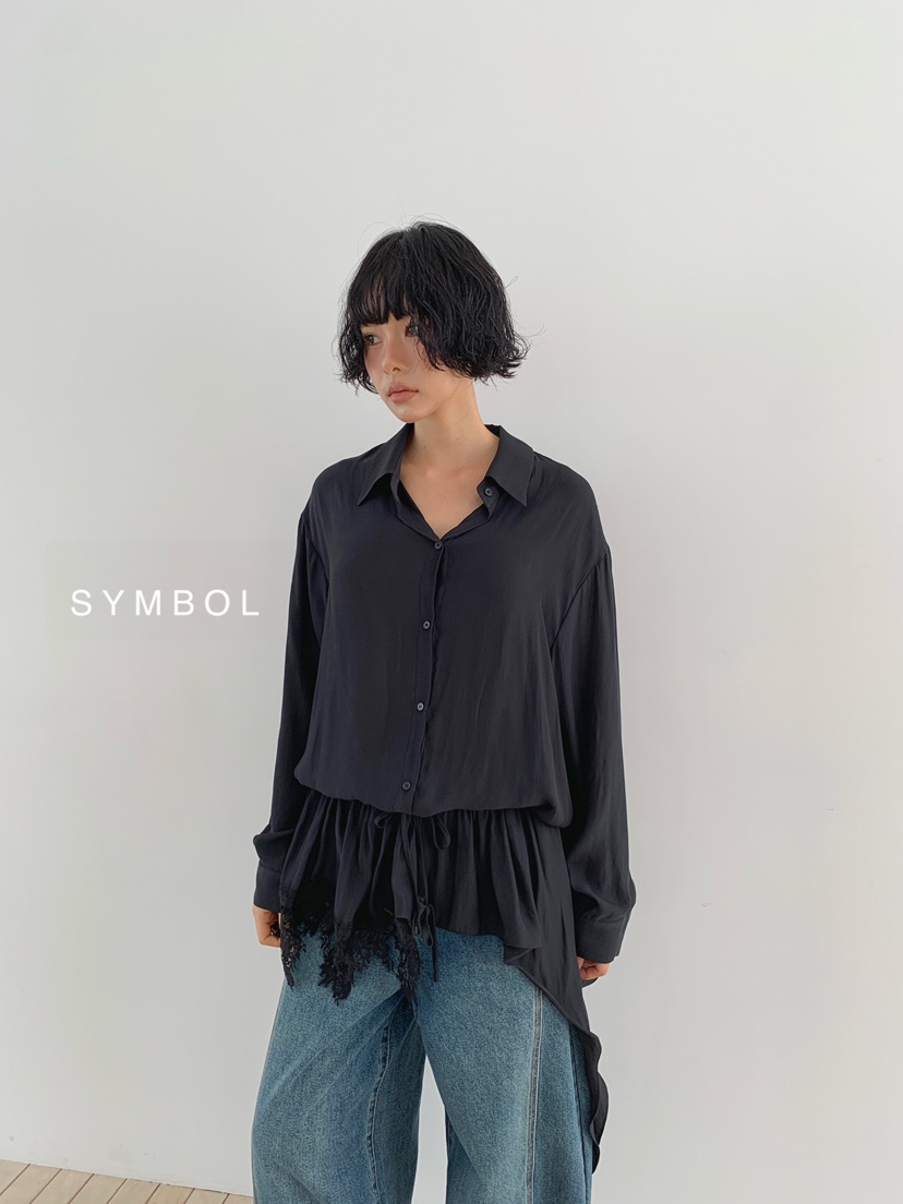 SYMBOL東大門代購女士新款人氣真品推薦休閑26夏季襯衫蕾絲衫SYMBOL襯衫/蕾絲衫