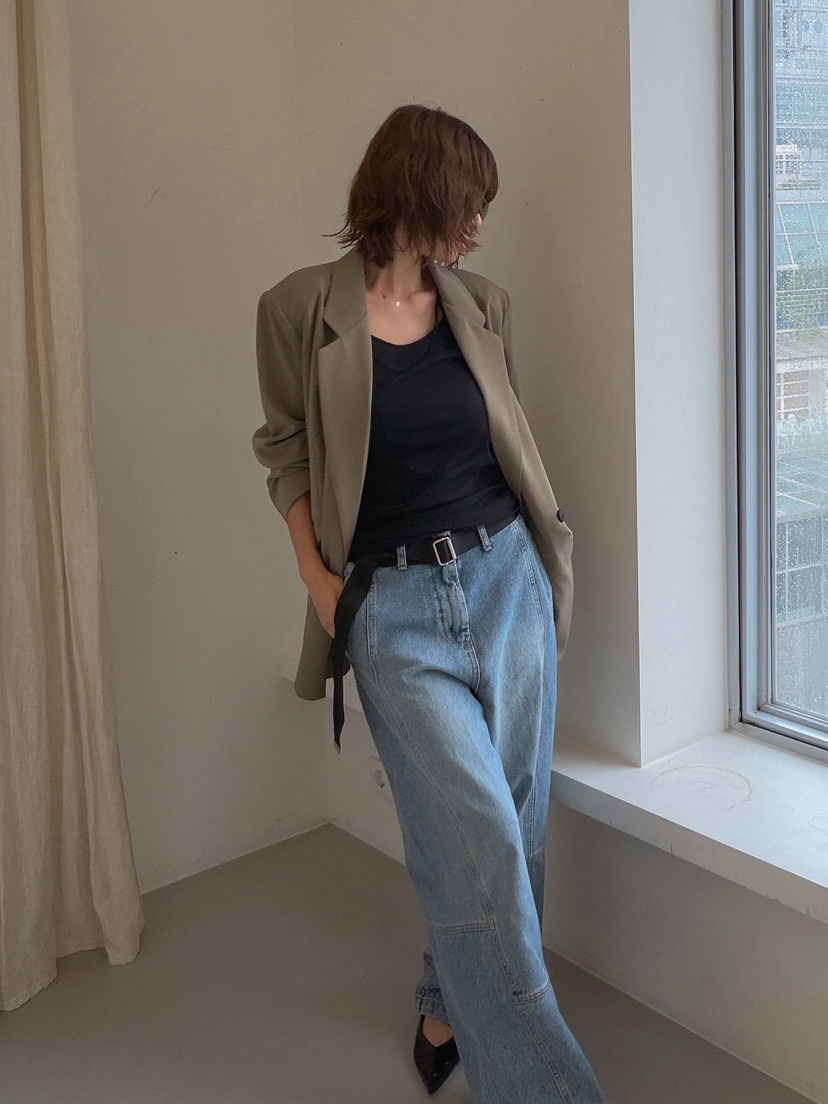 PARIS MATCH東大門代購女裝新品推薦人氣時尚26夏季牛仔褲PARIS MATCH牛仔褲