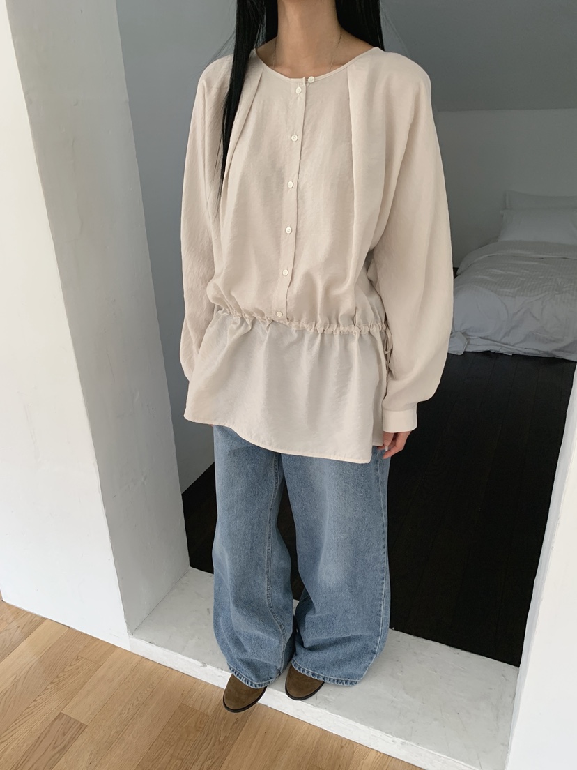 VERNIMENT韓國直郵女士新品人氣推薦真品休閑時尚襯衫蕾絲衫VERNIMENT襯衫/蕾絲衫