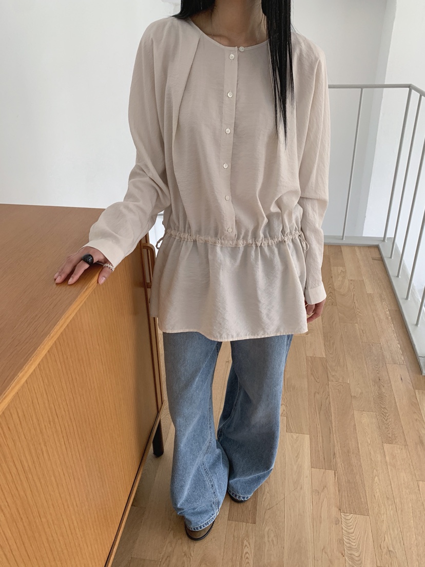 VERNIMENT韓國直郵女士新品人氣推薦真品休閑時尚襯衫蕾絲衫VERNIMENT襯衫/蕾絲衫