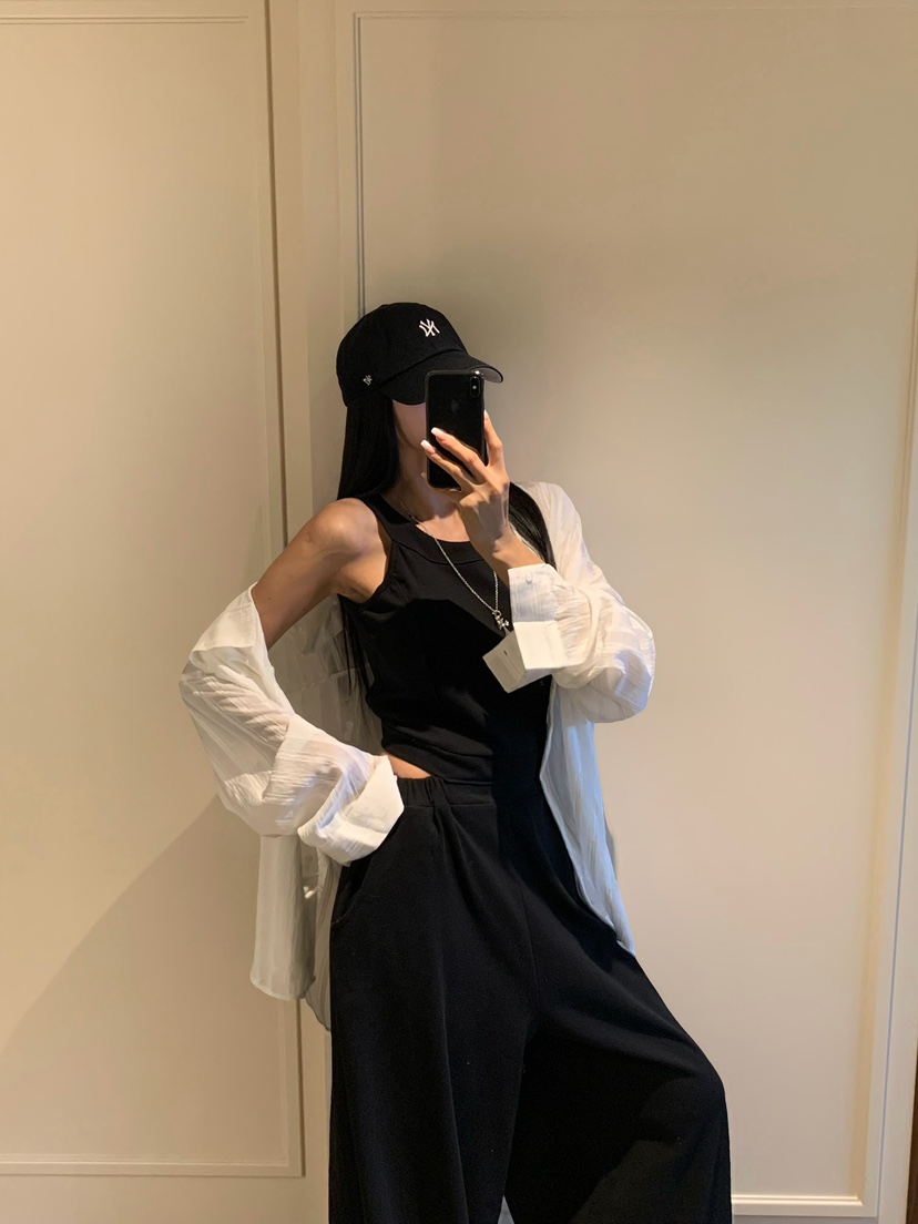 BADCALM韓國代購女士新款人氣推薦26夏季時尚真品熱賣背帶褲BADCALM背帶褲