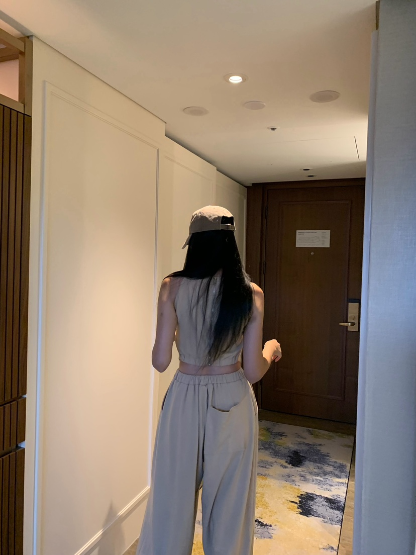 BADCALM韓國代購女士新款人氣推薦26夏季時尚真品熱賣背帶褲BADCALM背帶褲