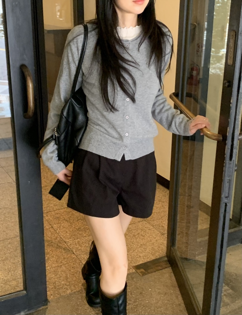 NOUVEAU韓國代購女裝新款26夏季真品時尚人氣針織衫羊毛開衫NOUVEAU針織衫