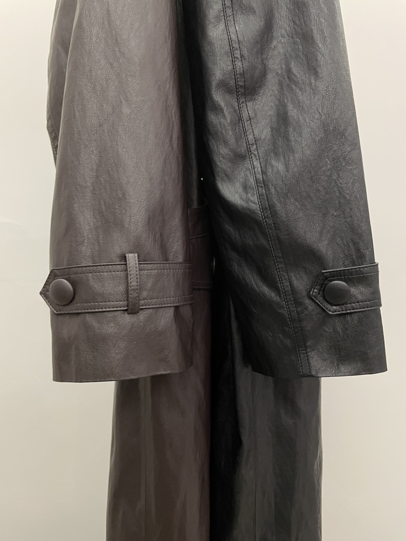 MOVENNE東大門代購女士新品26夏季推薦長款風衣含腰帶皮革MOVENNE長款風衣