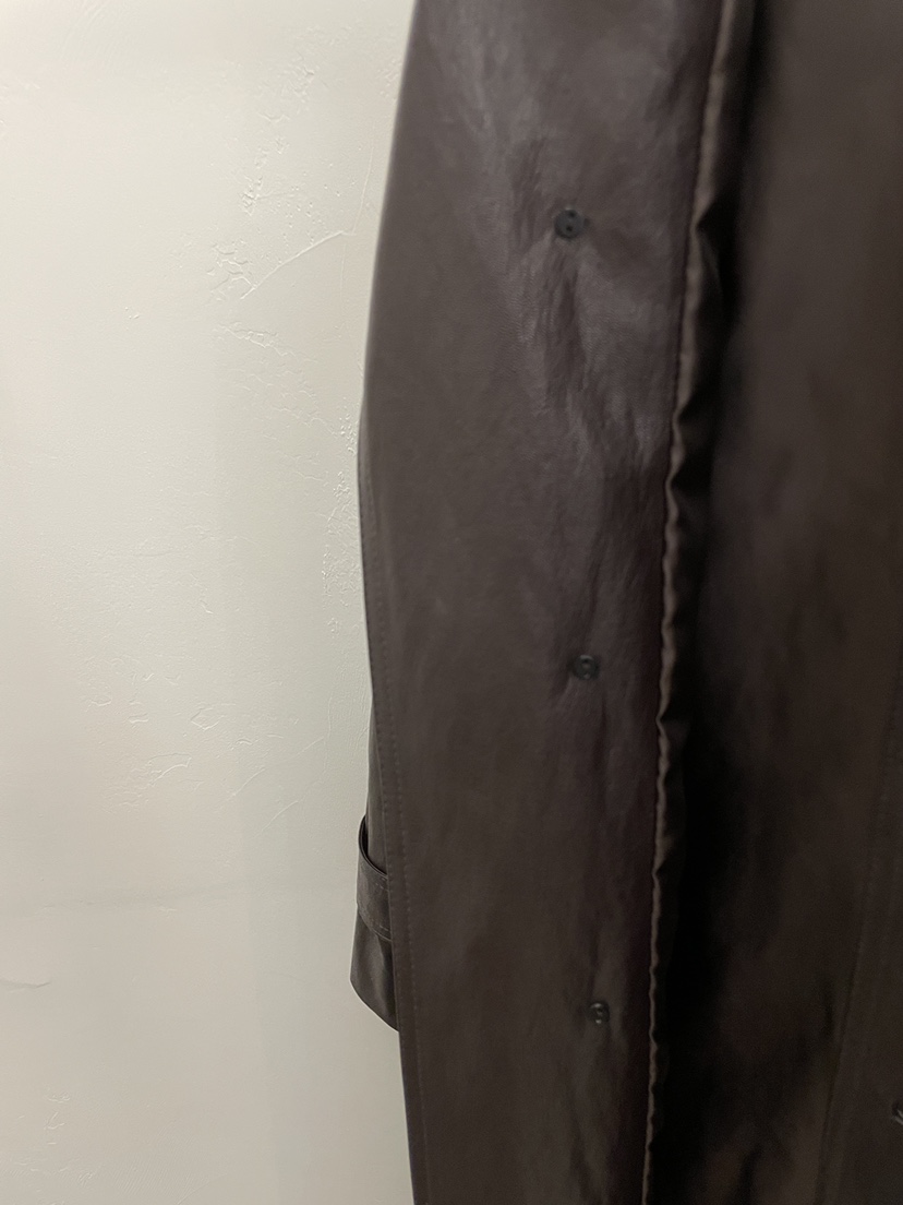 MOVENNE東大門代購女士新品26夏季推薦長款風衣含腰帶皮革MOVENNE長款風衣