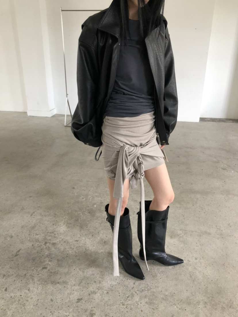 MOVENNE韓國代購女士新款休閑時尚人氣熱賣推薦長袖T恤褶皺MOVENNE長袖T恤