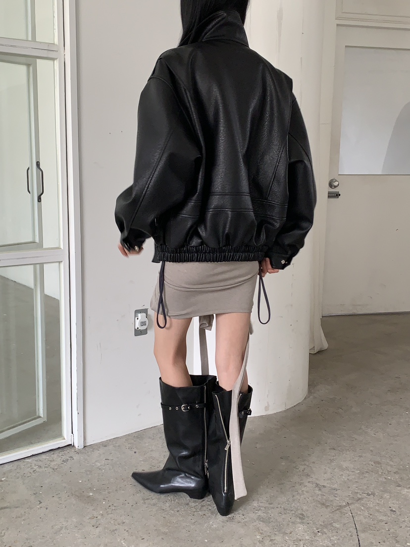 MOVENNE韓國代購女士新款休閑時尚人氣熱賣推薦長袖T恤褶皺MOVENNE長袖T恤