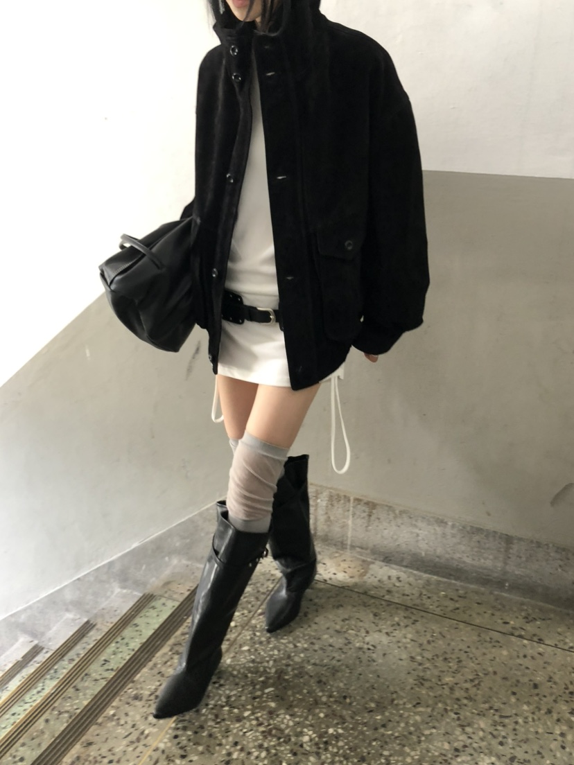 MOVENNE韓國代購女士新款休閑時尚人氣熱賣推薦長袖T恤褶皺MOVENNE長袖T恤