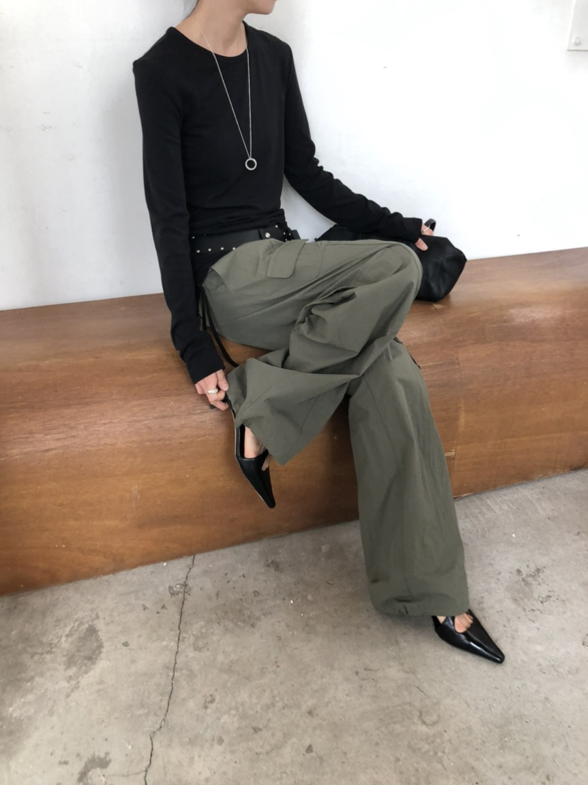 MOVENNE韓國代購女士新款休閑時尚人氣熱賣推薦長袖T恤褶皺MOVENNE長袖T恤