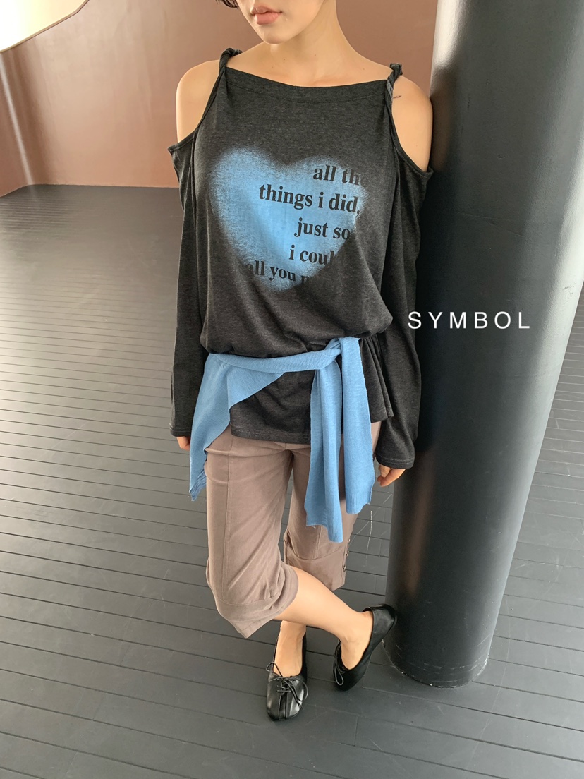 SYMBOL韓國代購女裝新品休閑人氣推薦熱賣時尚真品套裝披肩SYMBOL套裝