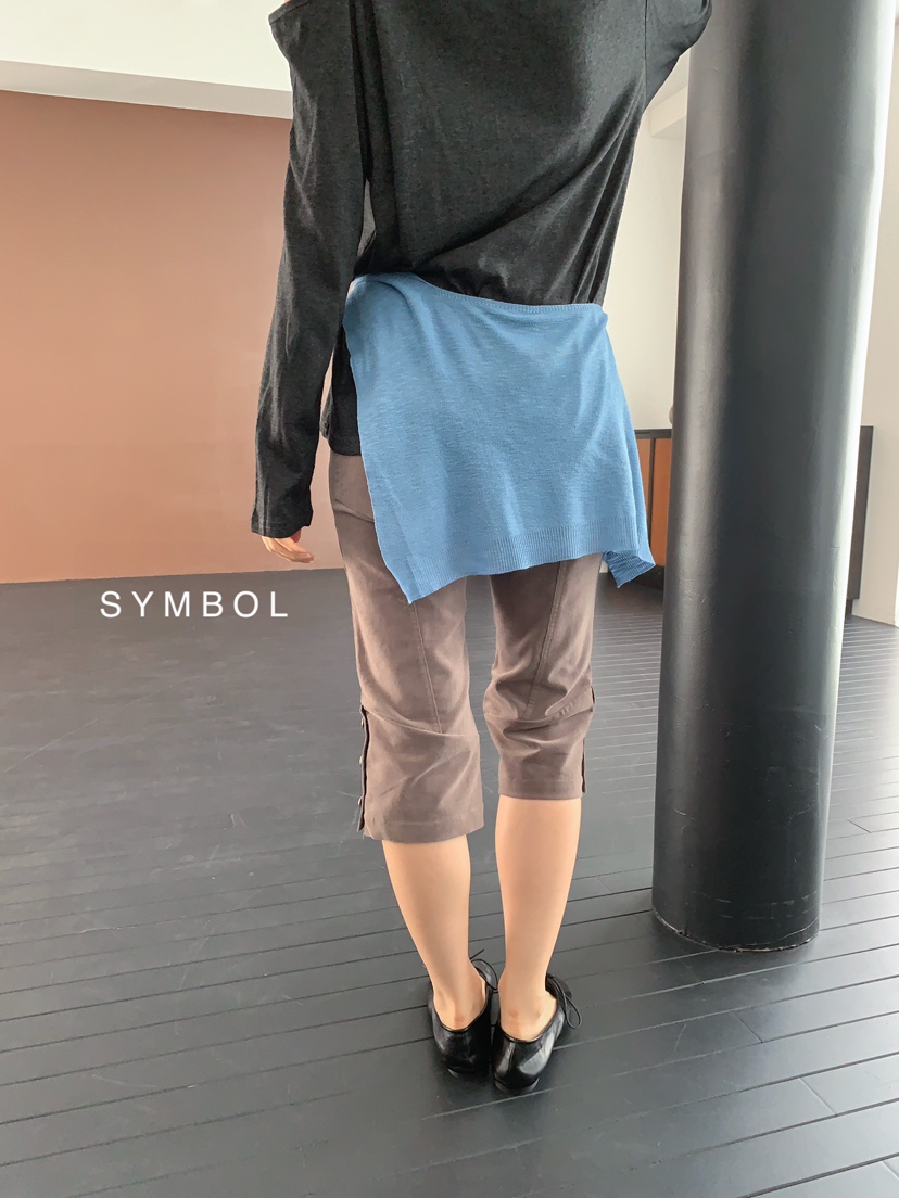 SYMBOL韓國代購女裝新品休閑人氣推薦熱賣時尚真品套裝披肩SYMBOL套裝
