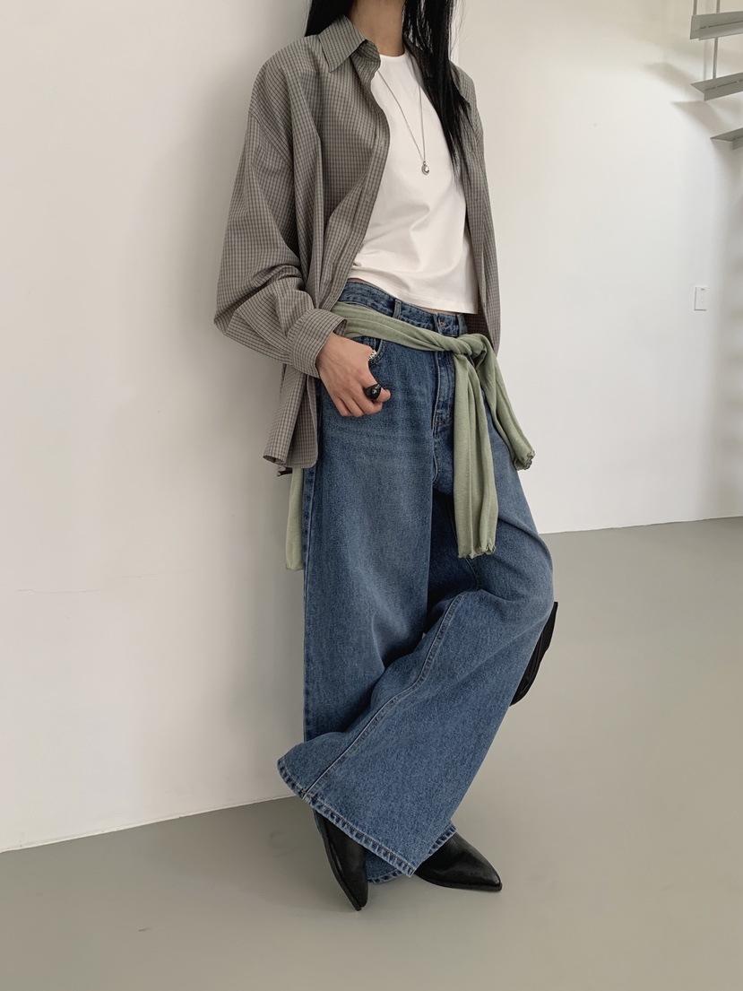 VERNIMENT東大門直郵女士新款推薦休閑時尚人氣熱賣牛仔褲VERNIMENT牛仔褲