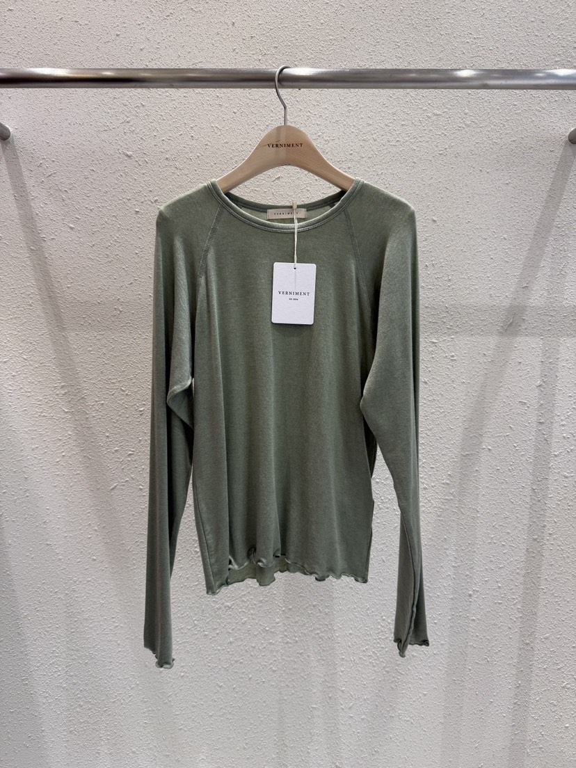 VERNIMENT東大門代購女士新品26夏季熱賣時尚真品長袖T恤VERNIMENT長袖T恤圖色2