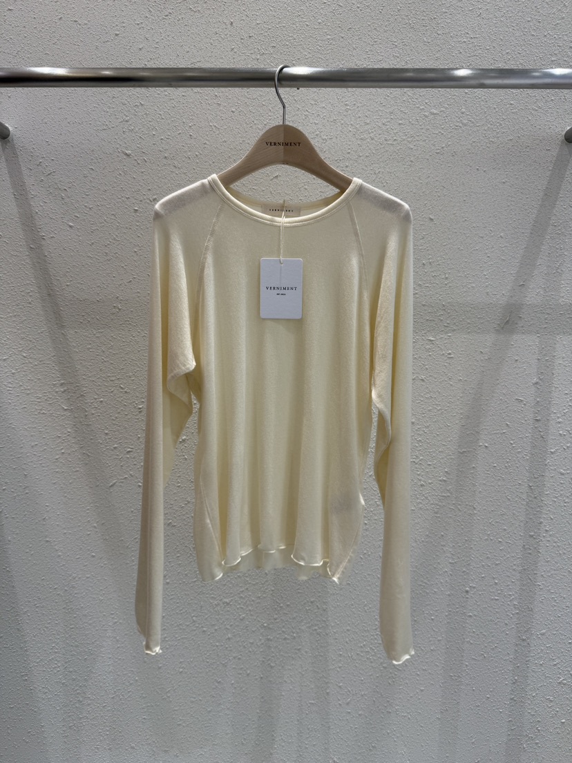 VERNIMENT東大門代購女士新品26夏季熱賣時尚真品長袖T恤VERNIMENT長袖T恤圖色3