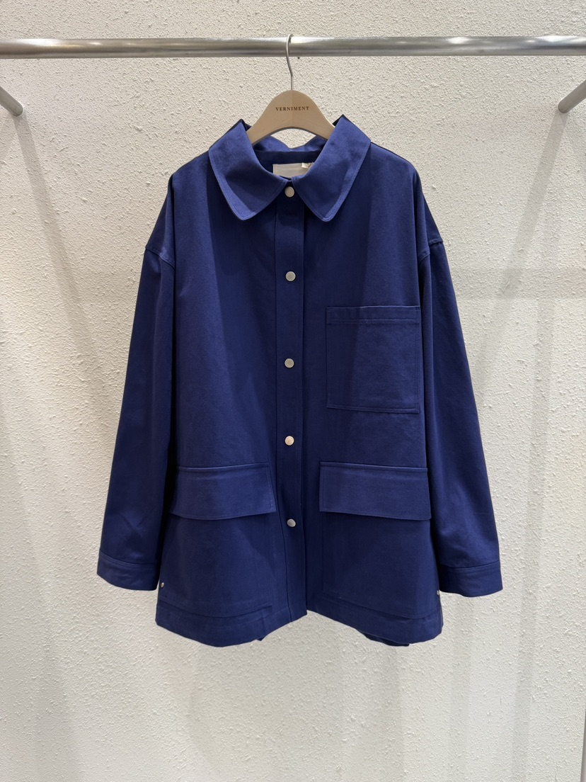 VERNIMENT東大門代購女裝新品真品時尚推薦26夏季夾克棉布VERNIMENT夾克圖色2