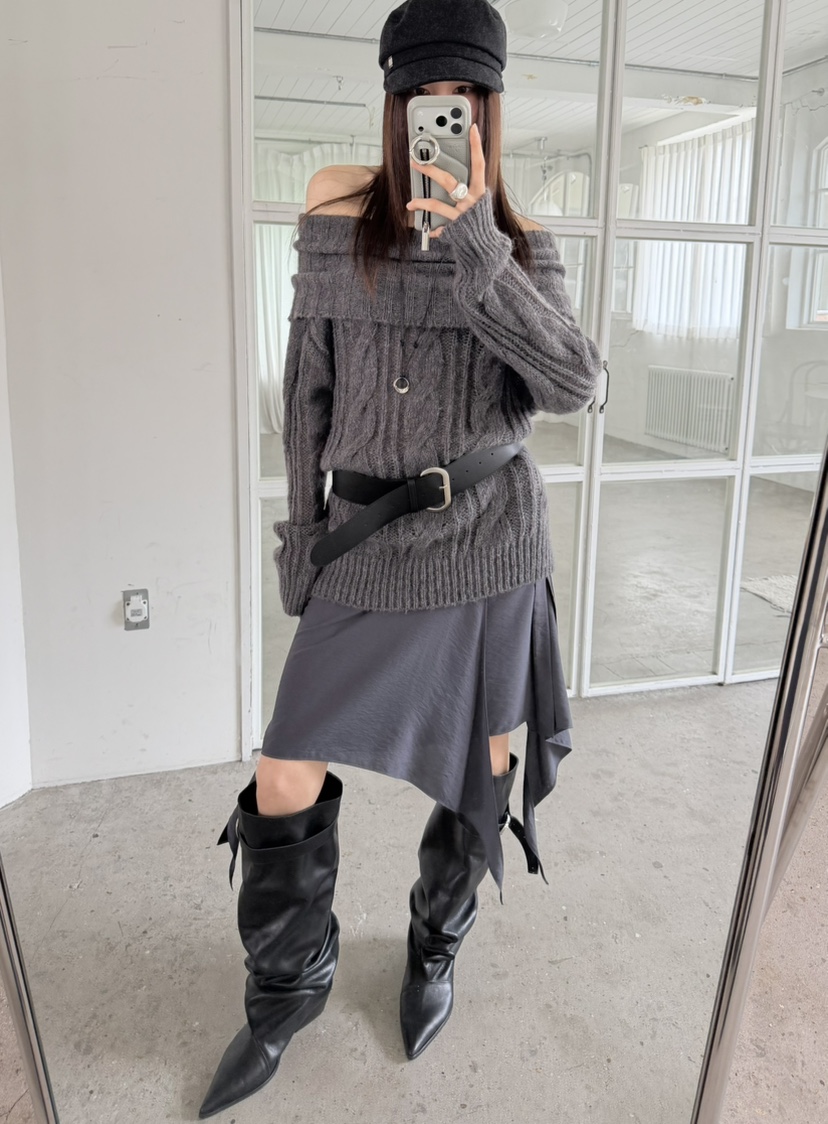 NOVUS東大門代購女士新品時尚26夏季人氣半身裙中短裙裹身裙NOVUS半身裙/中短裙