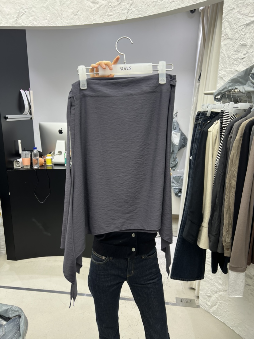 NOVUS東大門代購女士新品時尚26夏季人氣半身裙中短裙裹身裙NOVUS半身裙/中短裙圖色2