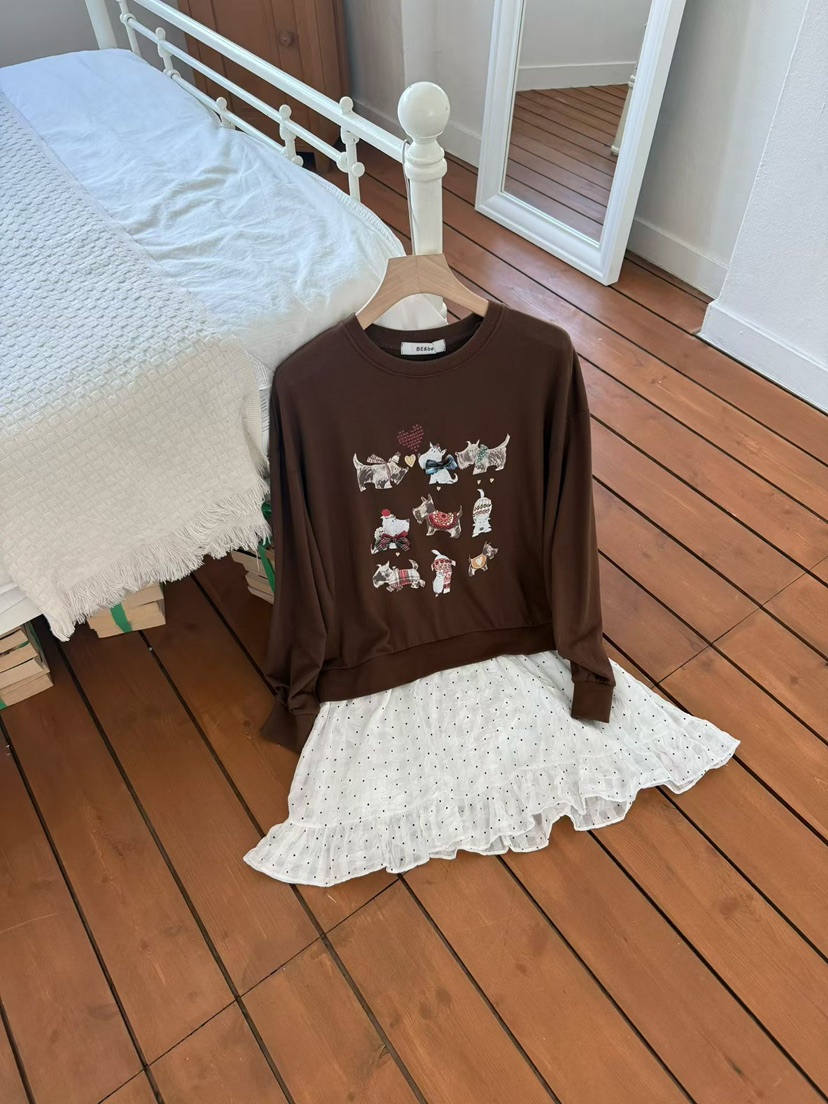 BE&amp;BE東大門實拍女裝新品休閑時尚人氣真品連衣裙格子BE&be連衣裙