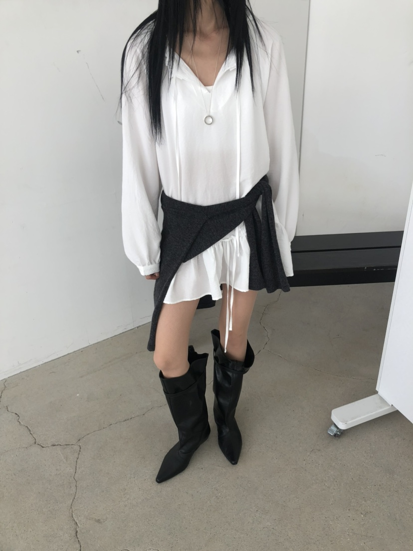 MOVENNE東大門直郵女士新款推薦人氣26夏季襯衫蕾絲衫褶皺MOVENNE襯衫/蕾絲衫