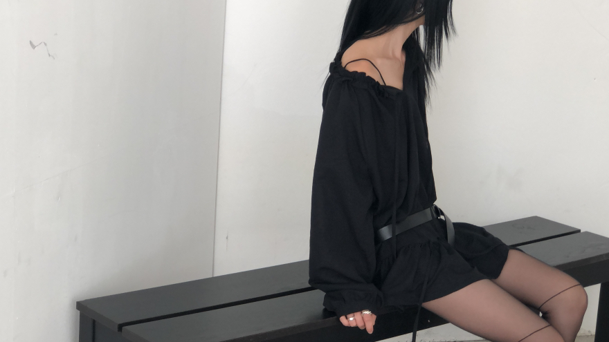 MOVENNE東大門直郵女士新款推薦人氣26夏季襯衫蕾絲衫褶皺MOVENNE襯衫/蕾絲衫