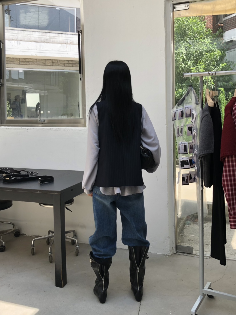 MOVENNE東大門直郵女士新款推薦人氣26夏季襯衫蕾絲衫褶皺MOVENNE襯衫/蕾絲衫