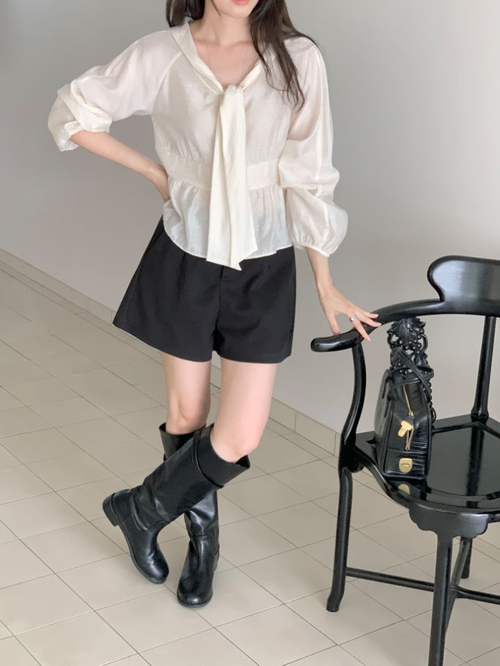 CRONG韓國直郵女士新款熱賣26夏季休閑真品人氣襯衫蕾絲衫CRONG襯衫/蕾絲衫